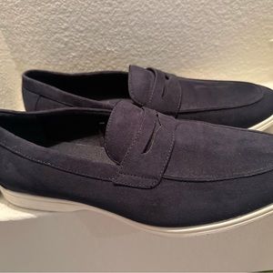 Mens navy loafers